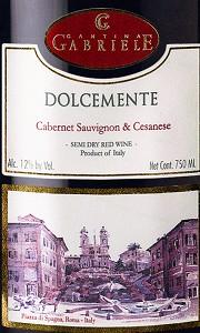 Cantina Gabriele - Dolcemente Red Kosher NV