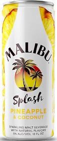 Malibu Splash - Pineapple & Coconut Sparkling Cocktail (4 pack cans) (4 pack cans)