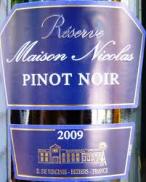 Maison Nicolas - Pinot Noir Vin de Pays dOc Réserve 0
